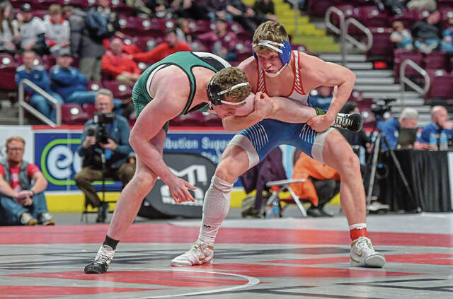 Mt. Pleasant’s Dayton Pitzer claims 3rd PIAA title with 100th career pin