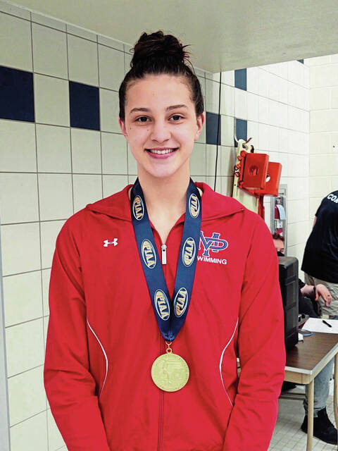 Mt. Pleasant’s King is queen of the PIAA 50 freestyle, with a record time