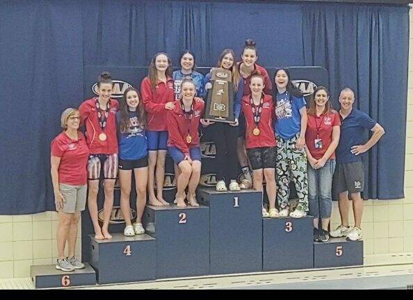 Mt. Pleasant girls place 2nd at PIAA swimming championships