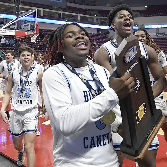 Balanced attack earns Bishop Canevin 1st PIAA boys basketball title