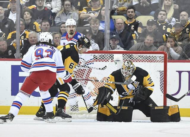 Rangers' Chris Kreider scores 45th goal of season in win at Pittsburgh