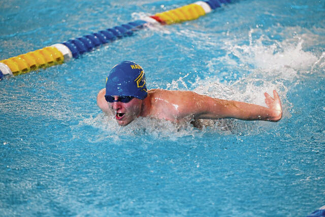 Will Retsch ends Hampton swimming career with record-shattering flourish