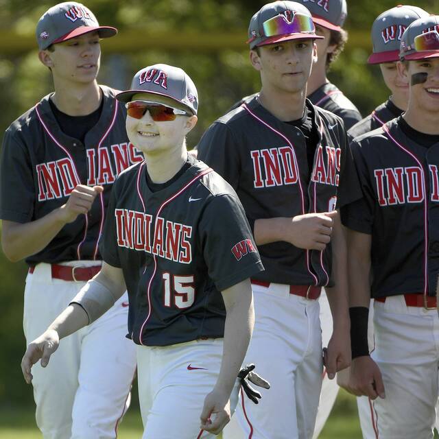 West Allegheny’s Brown celebrates progress in cancer battle with ‘great moment’ on baseball field