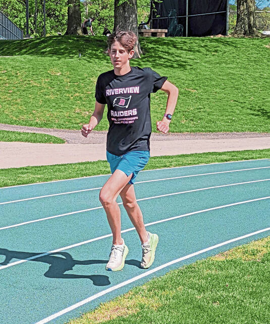 Riverview’s Bauer hopes to build on school-record time in 800 at WPIAL meet
