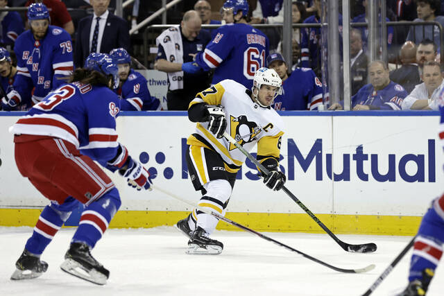 Malkin scores winner in crushing Game 1 loss for New York Rangers in triple  OT