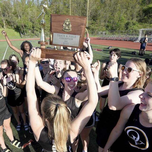 Quaker Valley boys tennis, girls track teams celebrate WPIAL daily double