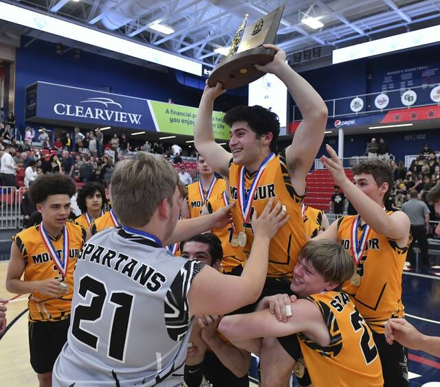 Montour climbs back from brink to defeat OLSH in WPIAL Class 2A volleyball finals