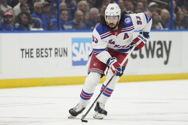 Mika Zibanejad, Rangers hope to light up Lightning again