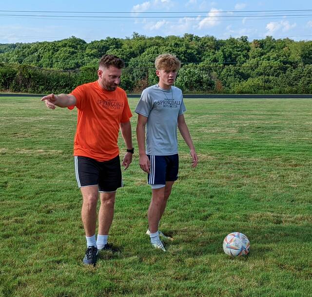 Springdale boys soccer team has smooth transition to new coach Palo