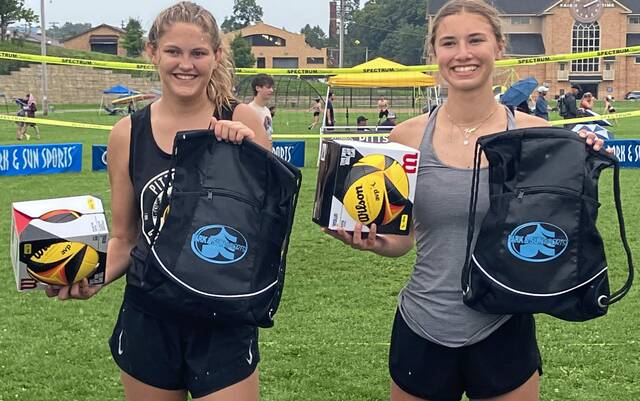 Hampton, North Allegheny standouts form unstoppable grass volleyball duo