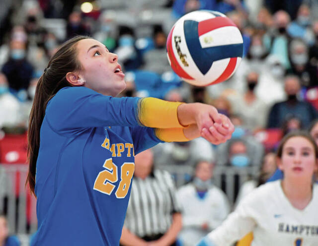 Runner-up finishes motivate Hampton girls volleyball to grab gold