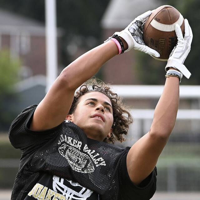 WPIAL Class 3A football roundup: Jakub Pickett’s record-setting effort lifts Quaker Valley to victory