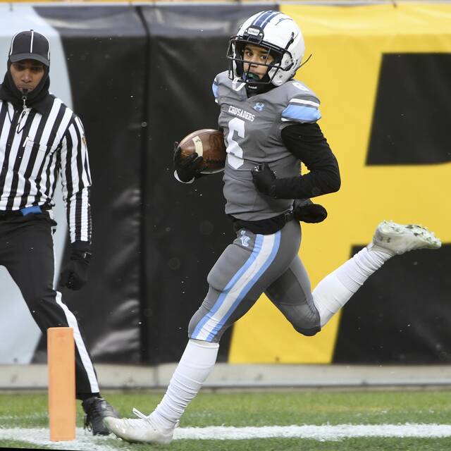 High school roundup for Sept. 24, 2022: Xavier Nelson sets receiving records in Bishop Canevin win