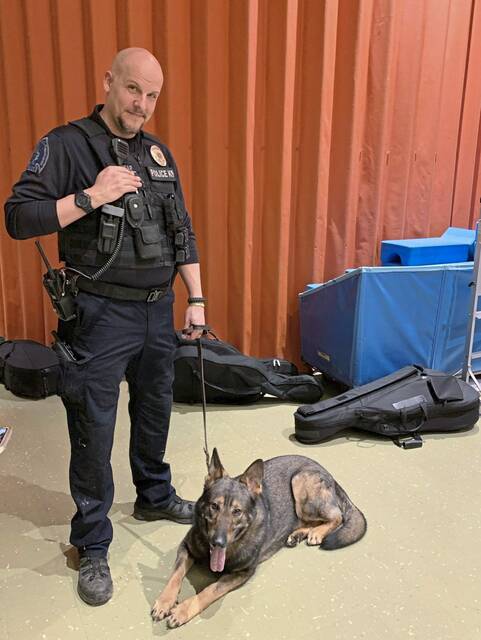 Sharpsburg’s police dog, Jango, dies after battle with health issues