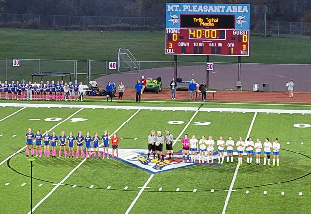 Freshman Morgan Gesinski scores 7 goals in Mt. Pleasant’s rout of West Mifflin in Class 2A