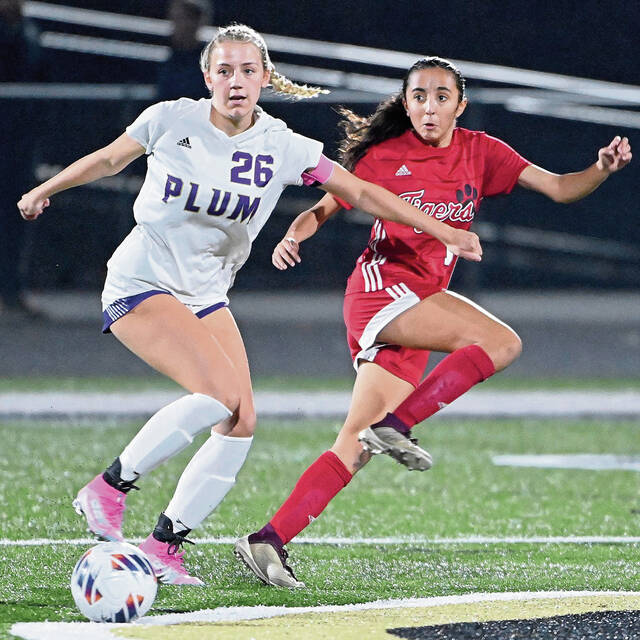Plum’s Kaitlyn Killinger named 2022 Valley News Dispatch Girls Soccer Player of the Year