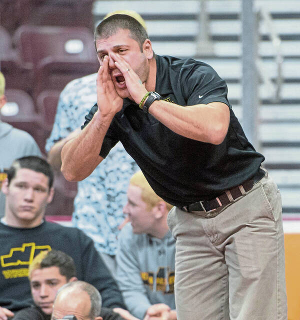 After 7-year hiatus, Jamie Kyriazis returns to coach North Allegheny wrestling team