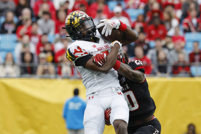 Maryland holds off No. 25 N.C. State in Duke’s Mayo Bowl<span class="headline-video">Video <i class="fa-solid fa-circle-play"></i></span>