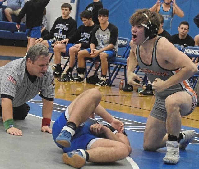 Latrobe wrestlers bring home emotional win for Mears family