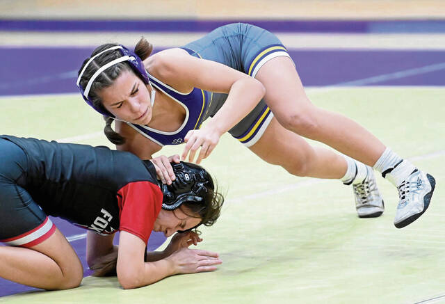 Plum’s girls wrestling team shows improvement in early-season matches