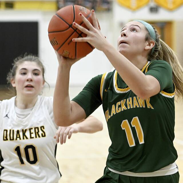 High school roundup for Jan. 12, 2023: undefeated Blackhawk fends off challenge from Quaker Valley