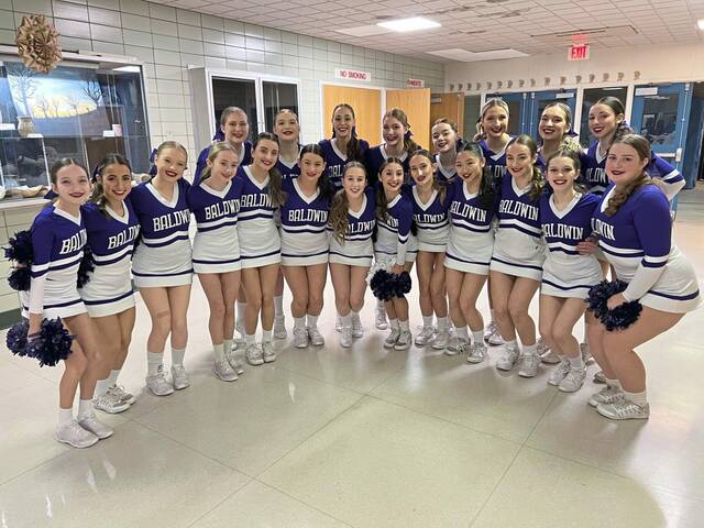Baldwin spirit squad pleased with WPIAL performance, looks forward to state meet
