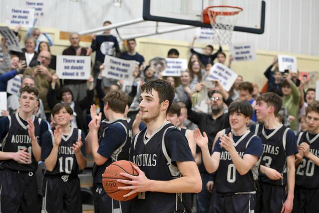 Aquinas Academy’s Vinnie Cugini breaks WPIAL basketball all-time scoring record