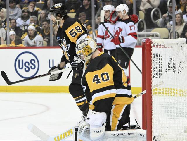 Penguins drop another Metropolitan Division game, fall to Devils