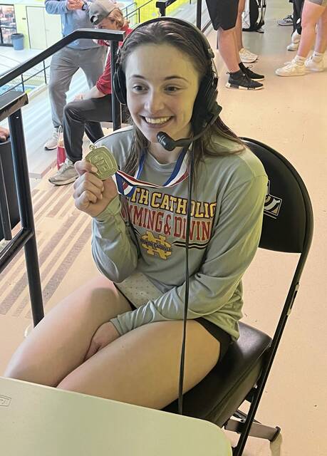 North Catholic’s Maggie Foley goes 4 for 4 at WPIAL Class 2A diving championships