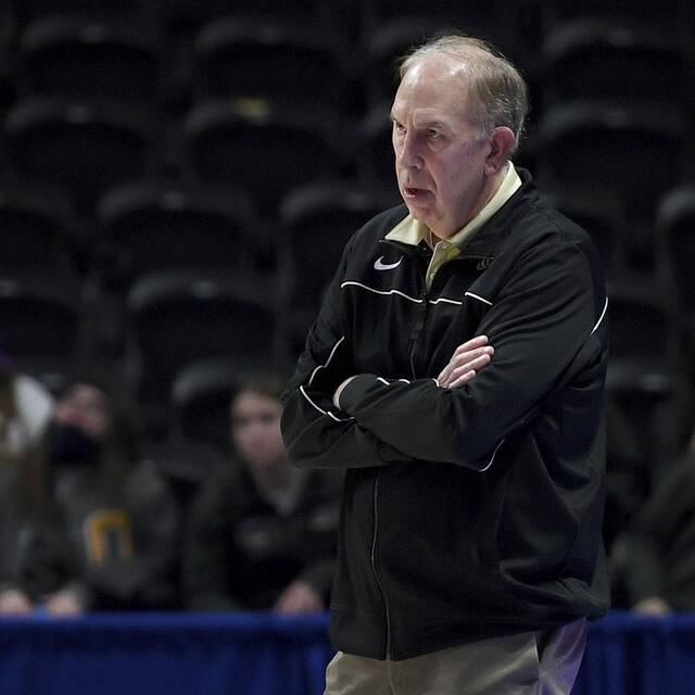 OLSH basketball coach Don Eckerle ‘good to go’ after collapsing at PIAA semifinal game