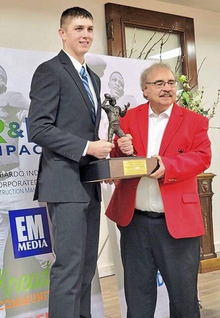 Armstrong’s Cadin Olsen repeats as Willie Thrower Award winner