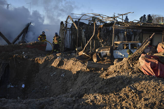 Russia sends bombs as Ukraine marks grim Bucha anniversary