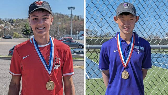 Moon senior Anthony Lounder, Winchester Thurston freshman Austin He take WPIAL tennis titles