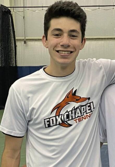 Part-time player Will Siegel of Fox Chapel makes noise on WPIAL tennis scene