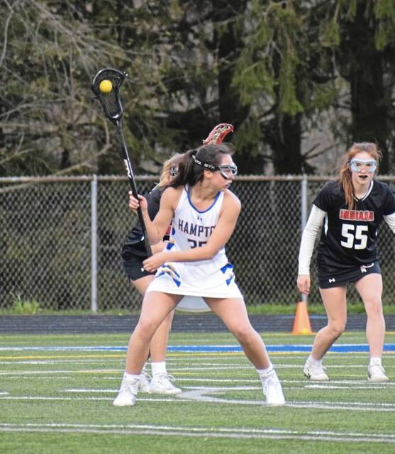 Hampton lacrosse star lighting up scoreboard