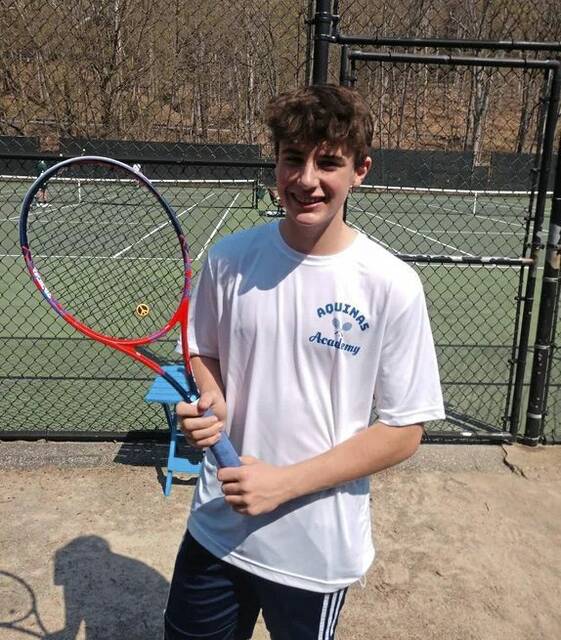 Aquinas Academy junior aces WPIAL tennis test