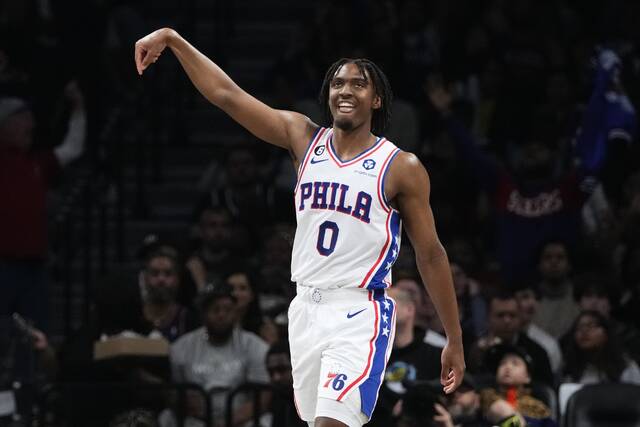 Philadelphia 76ers counting on Tyrese Maxey with James Harden Joel Embiid