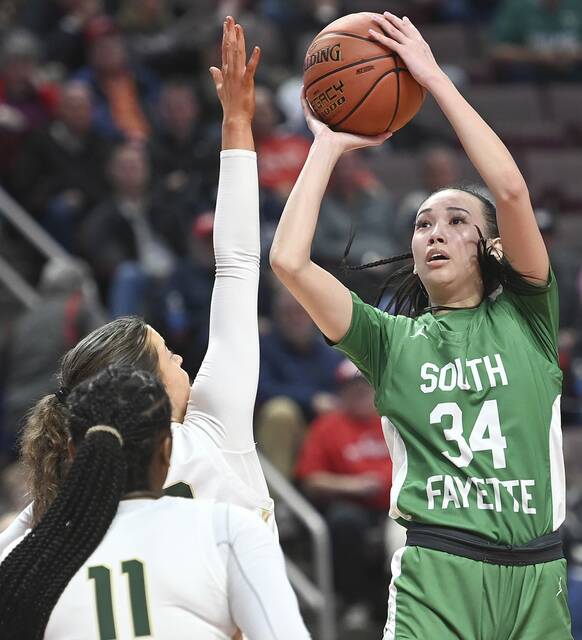 South Fayette’s Maddie Webber, Union coach Rob Nogay lead all-state girls basketball team