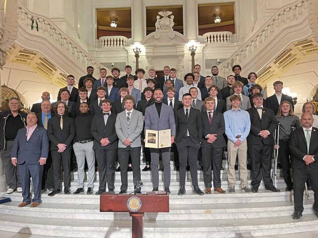 Belle Vernon football team honored at state Capitol