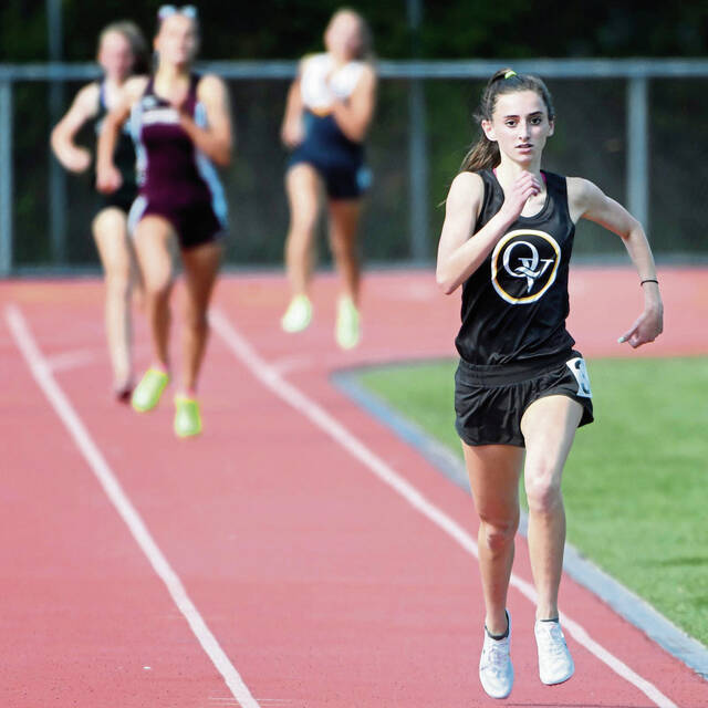 Quaker Valley boys, girls track teams run away with section titles