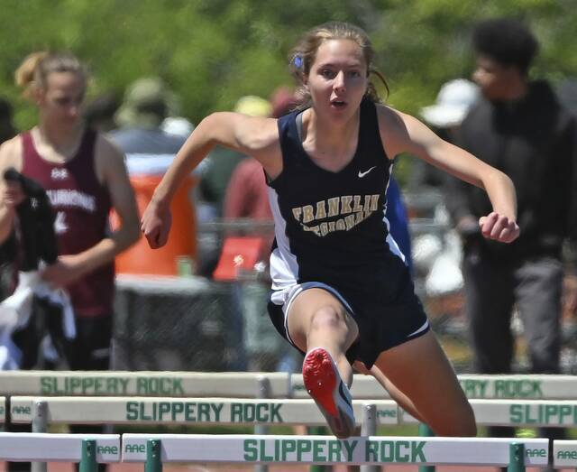Franklin Regional’s Abigail Paterline, Monroe Law continue banner track seasons