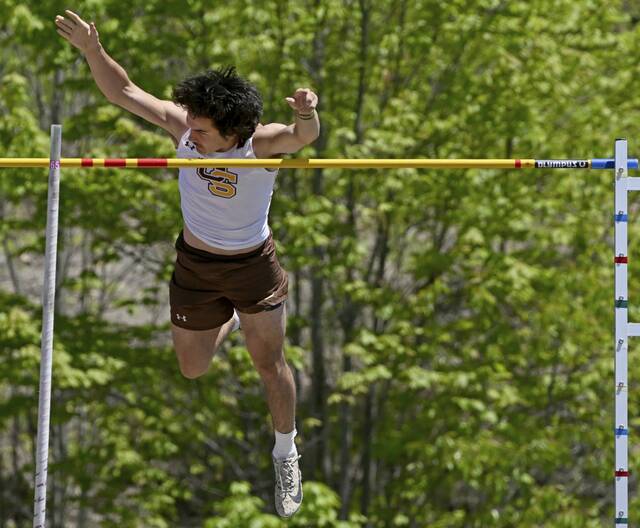 Greensburg Salem’s Cody Rubrecht makes huge leap in the pole vault