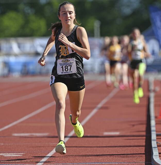 Brownsville’s Jolena Quarzo defends 1,600-meter title at PIAA track championships