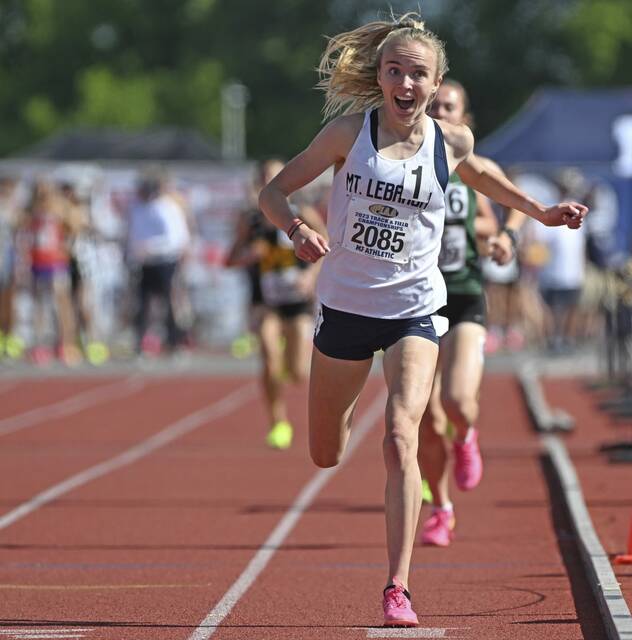 Mt. Lebanon’s Logan St. John Kletter breaks PIAA championship record in 3,200 meters