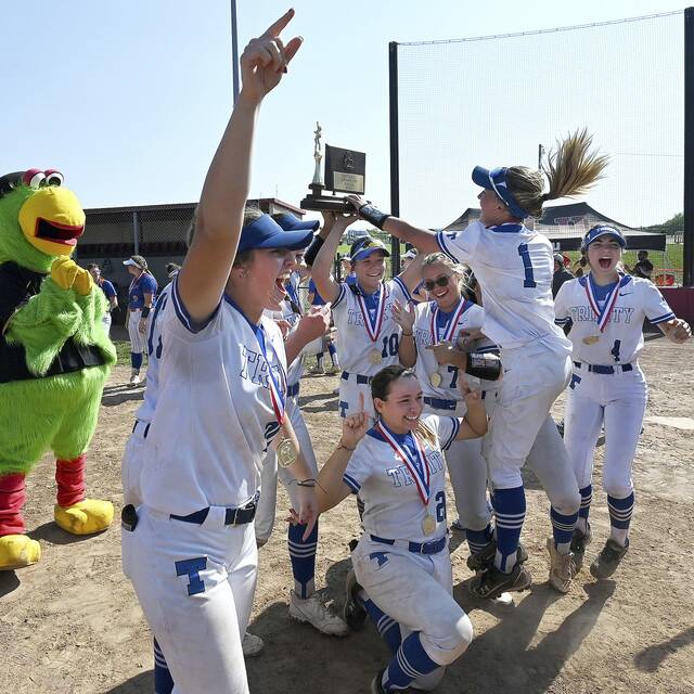 Trinity outhits Armstrong to win 1st WPIAL softball title
