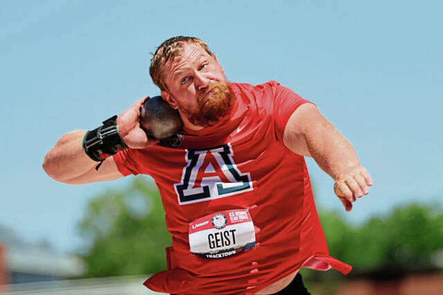 Knoch graduate Jordan Geist wins NCAA shot put title for Arizona