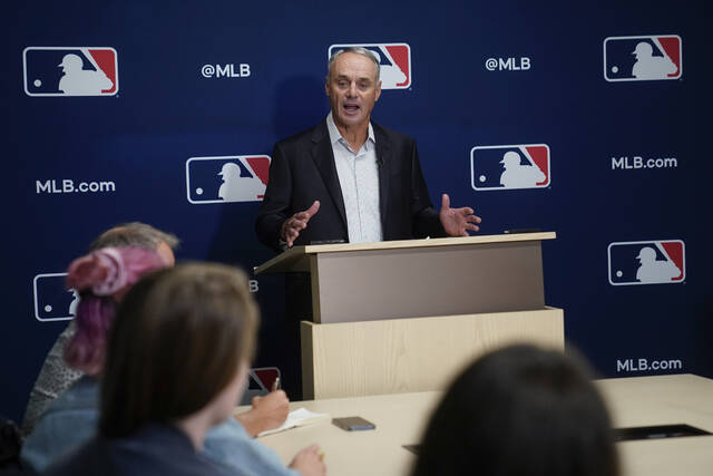 MLB to start months-long approval process for Oakland Athletics’ move to Las Vegas<span class="headline-video">Video <i class="fa-solid fa-circle-play"></i></span>