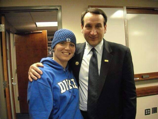 New Mt. Pleasant boys coach congratulated by Mike Krzyzewski