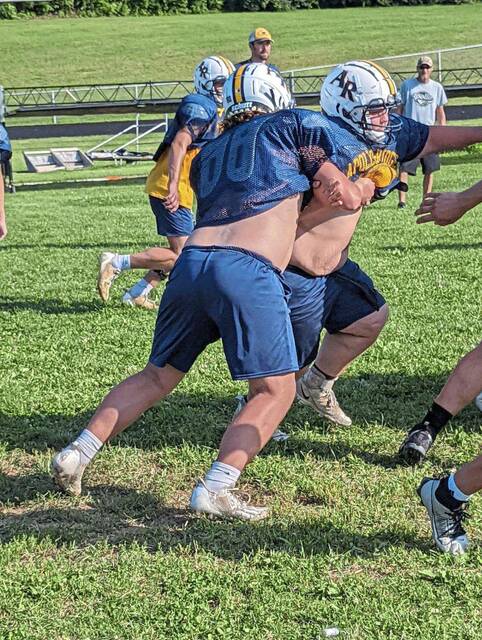 Apollo-Ridge lineman Spencer Sells making up for lost time