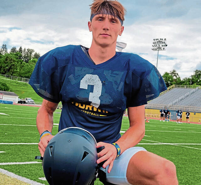 After playing QB out of necessity last season, Norwin’s Denny moves to receiver to take advantage of speed